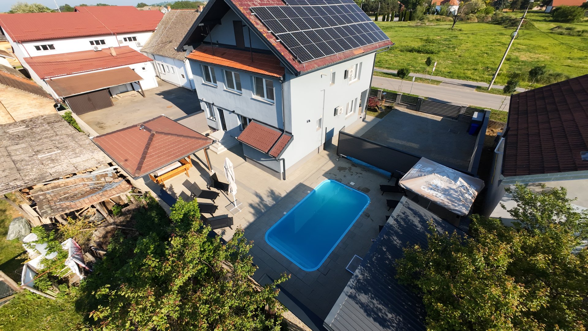 Luftaufnahme Haus