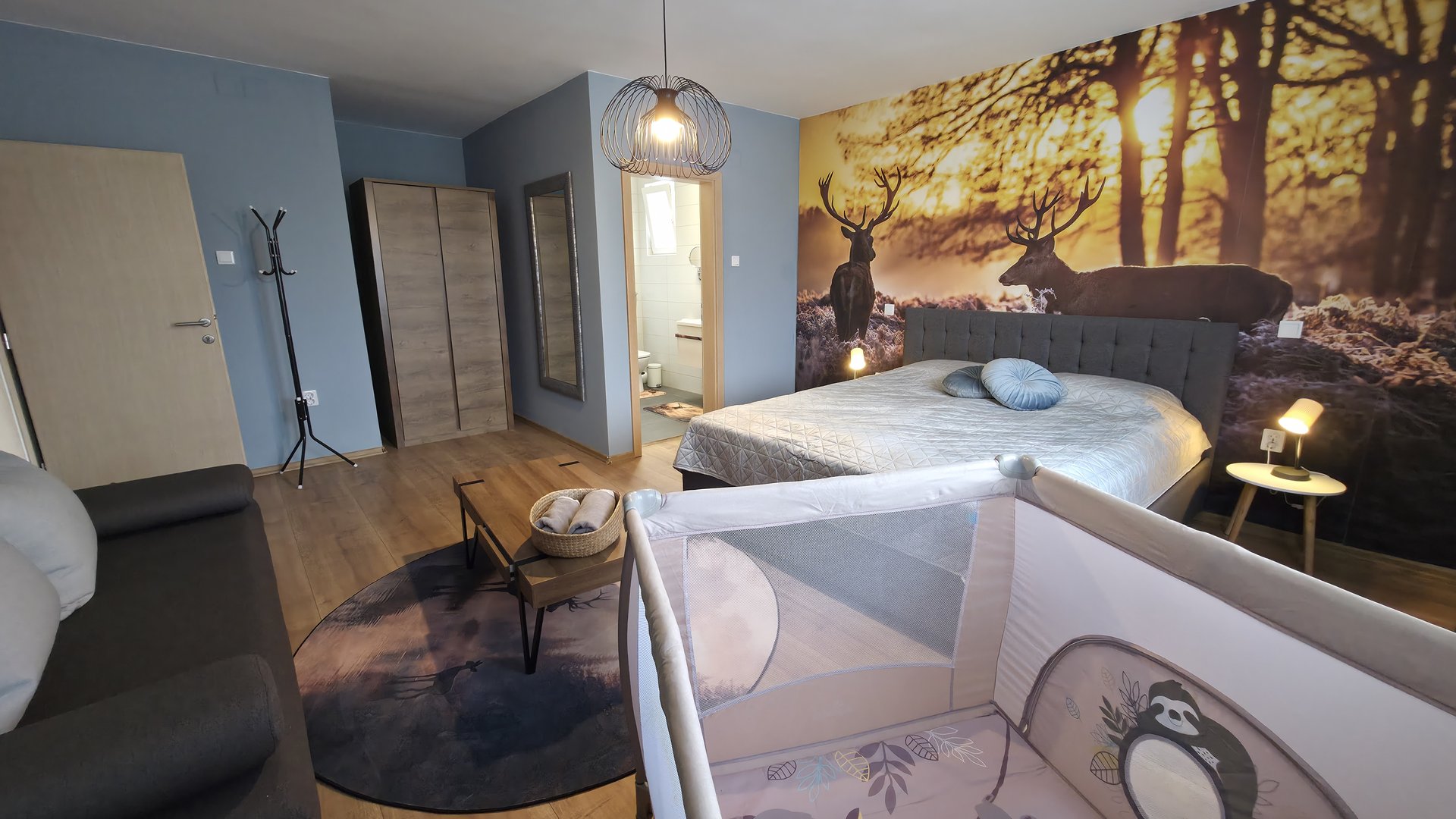 Schlafzimmer Hirsch